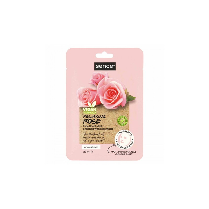 SENCE MASQUE VEGAN RELAXING ROSE 23ML