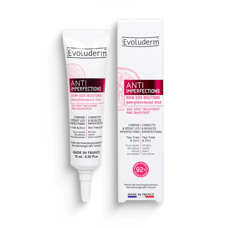 EVOLUDERM ANTI IMPERFECTION SOIN SOS BOUTON 15ML