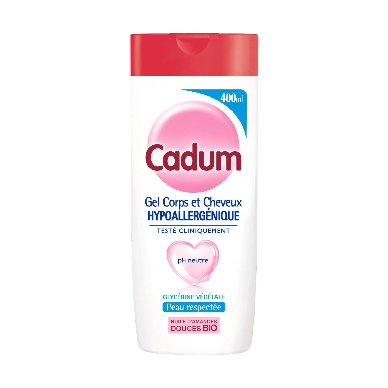 CADUM GEL CORPS ET CHEVEUX 400ML