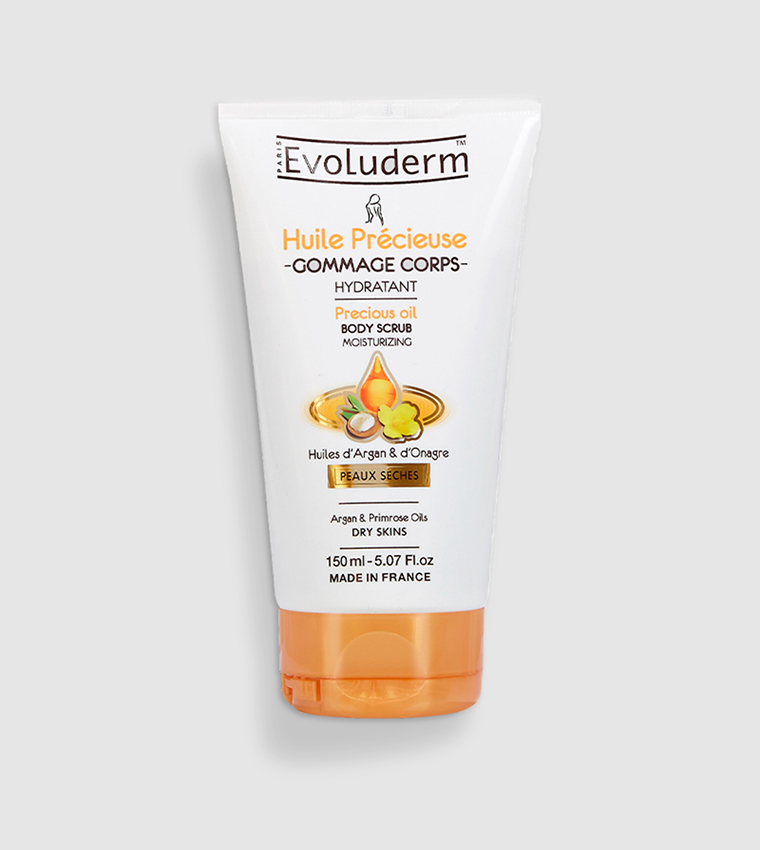 EVOLUDERM GOMMAGE CORPS HUILE PRECIEUSE 150ML