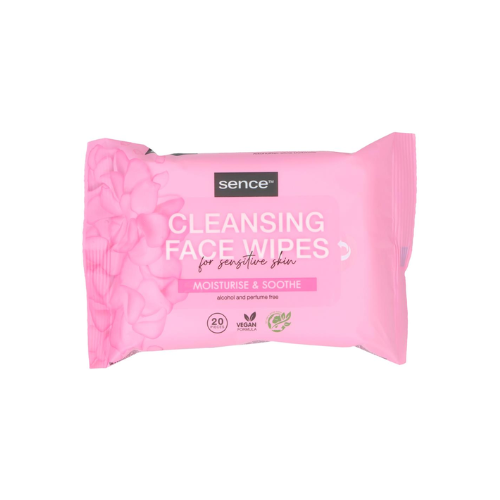 SENCE CLEANSING FACE WIPES FOR SENS SKIN